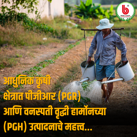 आधुनिक कृषी क्षेत्रात पीजीआर (PGR) आणि वनस्पती वृद्धी हार्मोनच्या (PGH) उत्पादनाचे महत्त्व