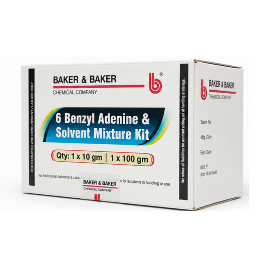 6-Benzyl Adenine (6-BA) and Solvent Mixture Powder KIT (10g 6-BA + 100g Solvent Mixture Powder)