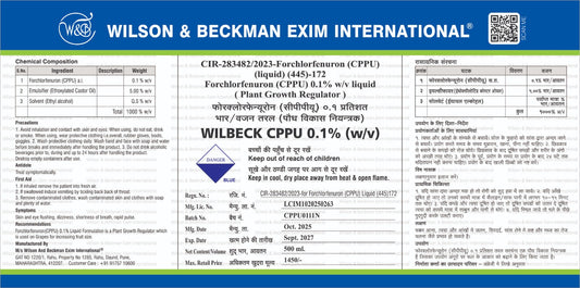 Forchlorfenuron (CPPU) 0.1% w/v Liquid PGR (Wilson & Beckman Exim International's)