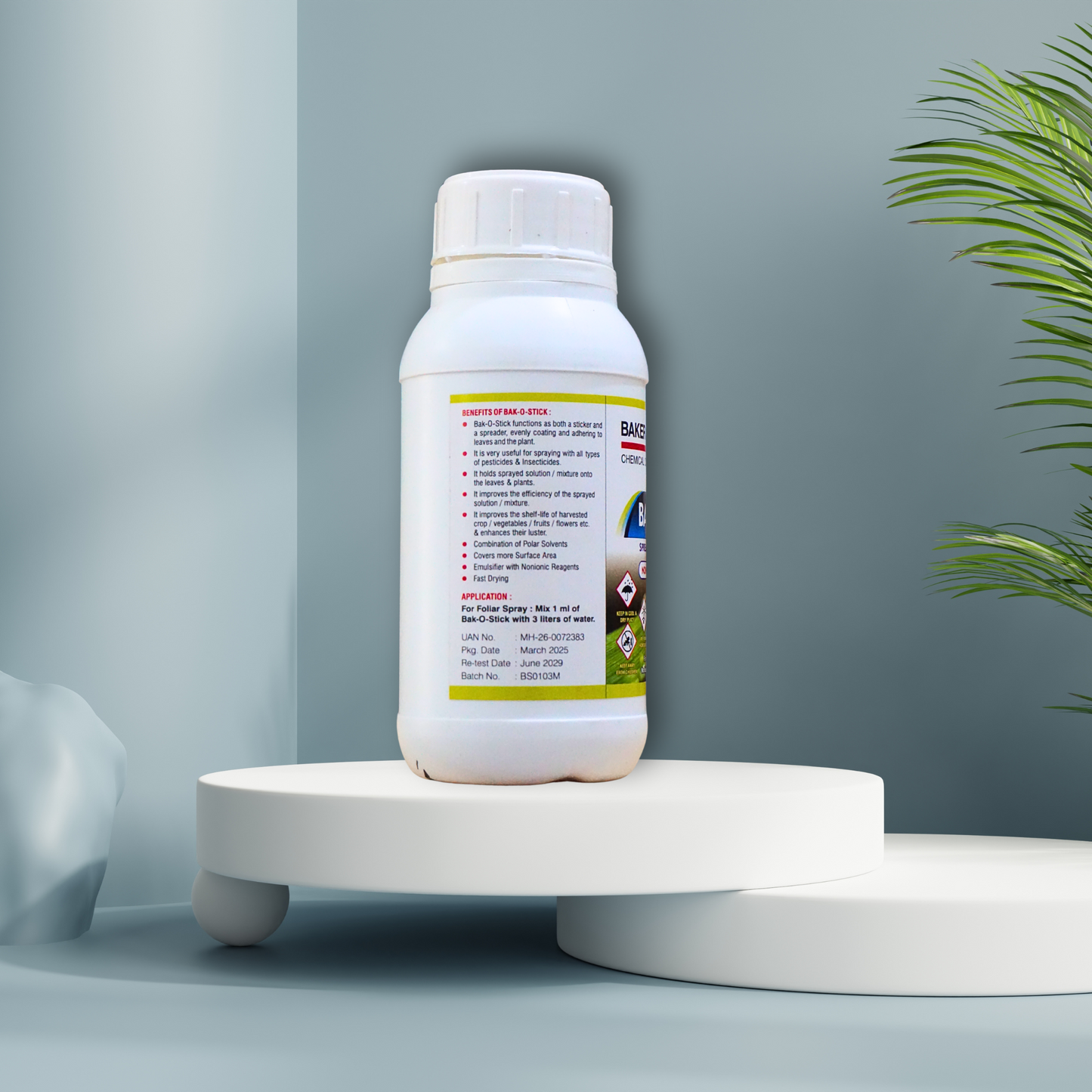 Bak-O-Stick (Spreader+Sticker) Non-Iconic Silicon Surfactant