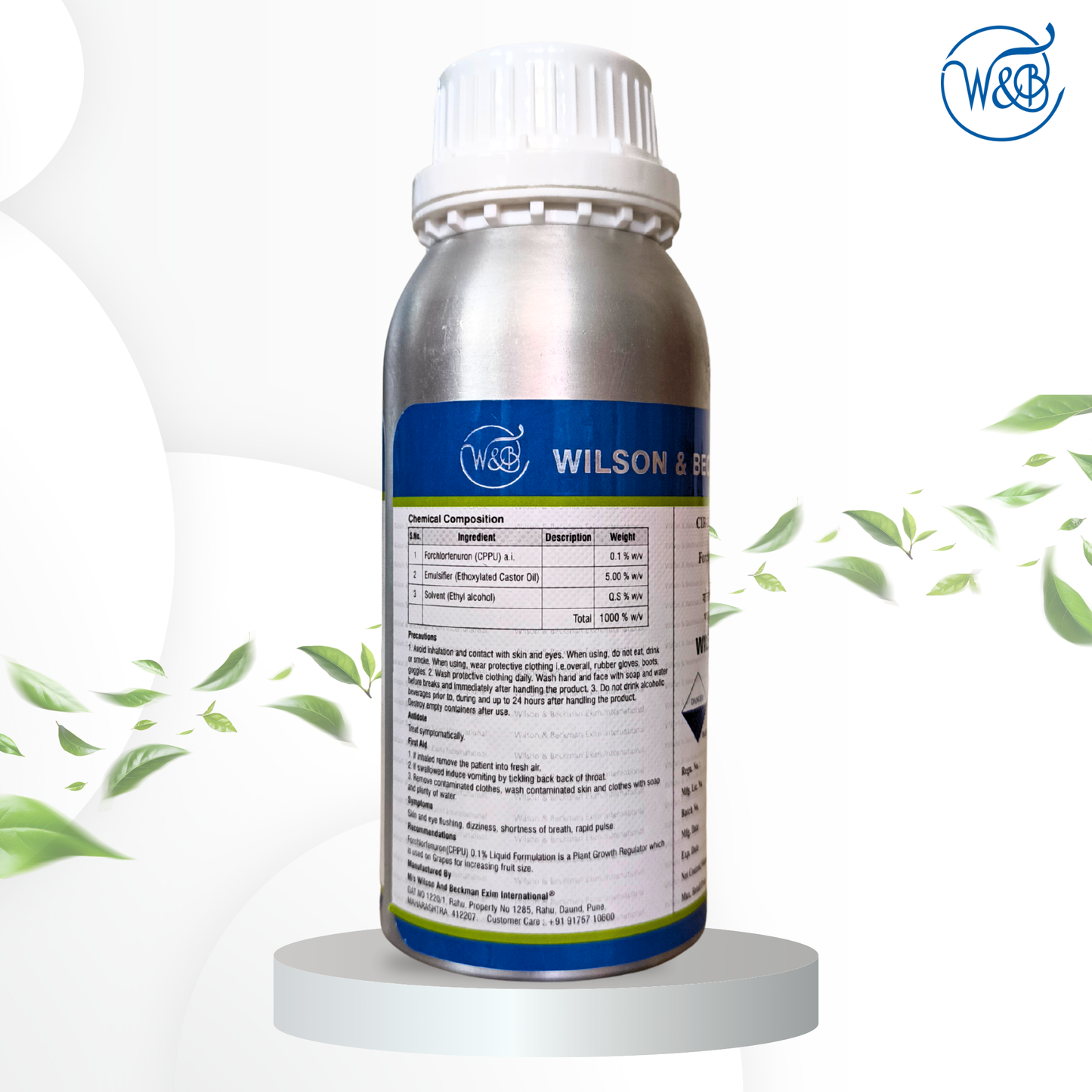 Forchlorfenuron (CPPU) 0.1% w/v Liquid PGR (Wilson & Beckman Exim International's)