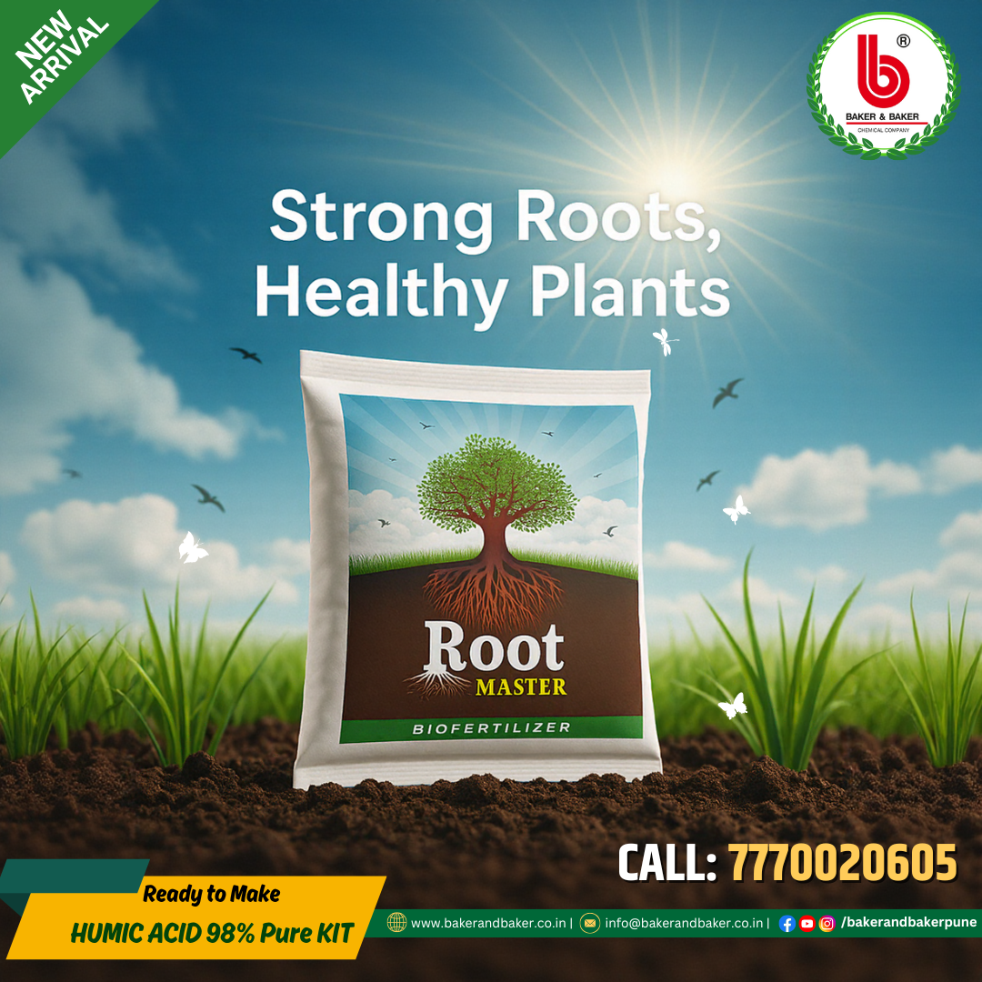 HUMIC ACID Kit 98% Pure (Ready to Make) Biofertilizer, Haritej+ and Baker & Baker's Quality Product