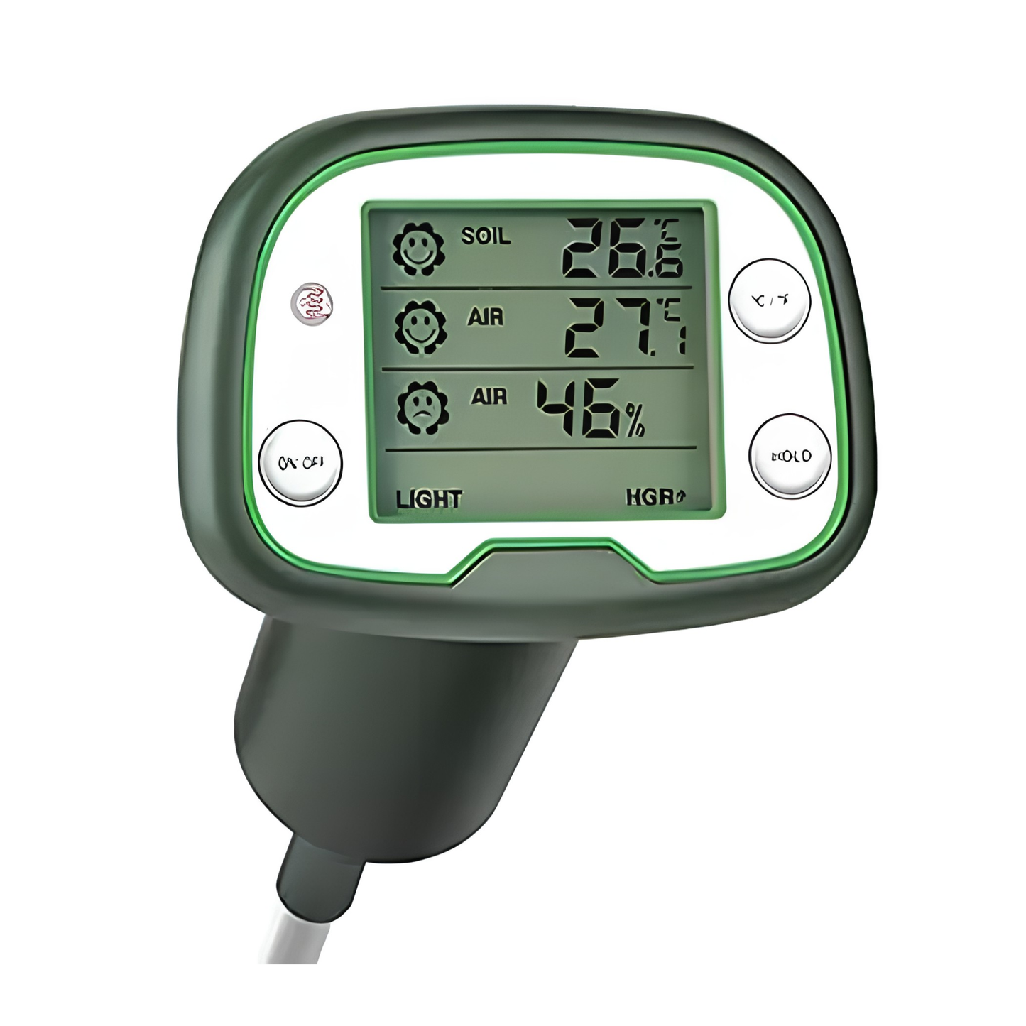 4 in 1 Soil Survey Instrument (Soil Temperature, Humidity, pH Value and Sunlight) ACETEQ SPH-108