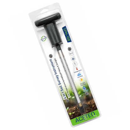 4 in 1 Soil Survey Instrument (Soil Temperature, Humidity, pH Value and Sunlight) ACETEQ SPH-108