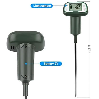 4 in 1 Soil Survey Instrument (Soil Temperature, Humidity, pH Value and Sunlight) ACETEQ SPH-108