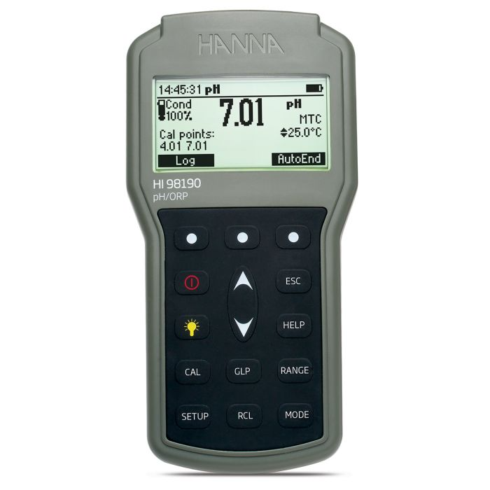 HANNA Professional Waterproof Portable pH/ORP Meter - HI98190